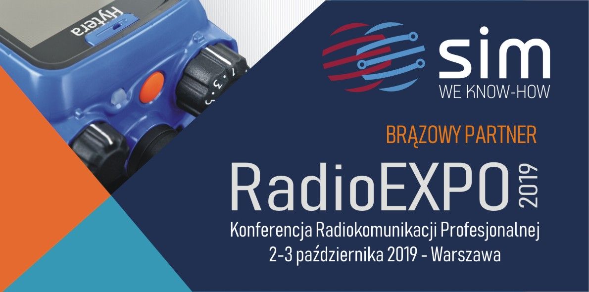 SIM brązowym partnerem Konferencji Radiokomunikacji Profesjonalnej RadioEXPO 2019